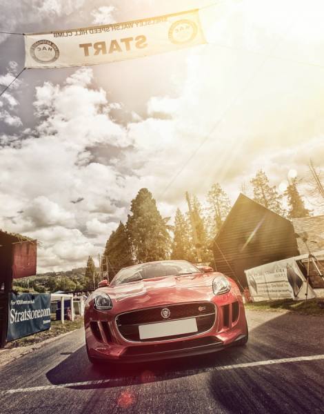 Photograph Nigel Harniman Jaguar Ftype on One Eyeland